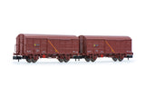 Arnold HN6518 N Gauge RENFE Vagon Aislantes J2 Wagon Set (2) IV