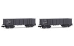 Arnold HN6535 N Gauge SNCF Eaos Gondola w/Scrap Load Wagon Set (2) IV