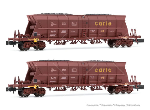 Arnold HN6551 N Gauge RENFE Faoos Semat/Carfe 4 Axle Coal Hopper Set (2) IV