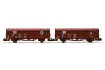 Arnold HN6578 N Gauge RENFE JPD Cantabriasil Oxide Red Wagon Set (2) IV