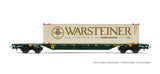 Rivarossi HR6578 HO Gauge Cemat Sgnss 4 Axle Wagon w/Warsteiner Container Load V