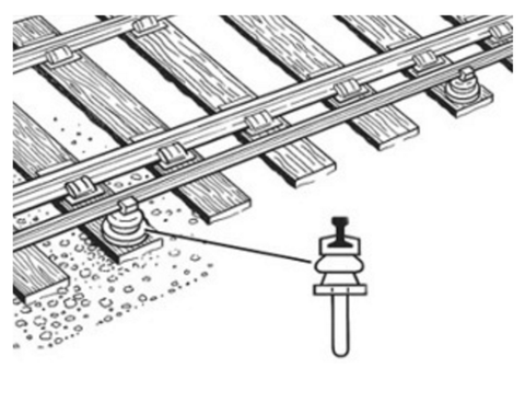 Peco IL-120 OO Gauge Finescale Conductor Rail Chairs