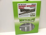 Metcalfe PO249 OO/HO Gauge Tapered End Wall - Stone Card Kit