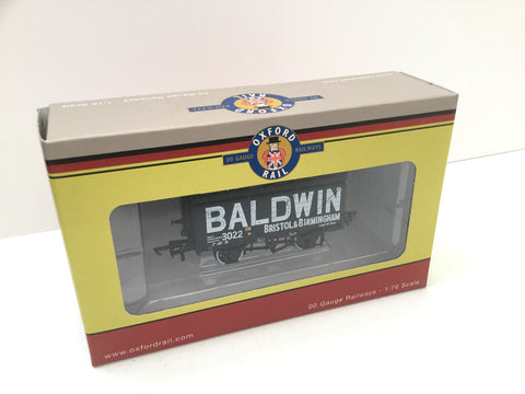 Oxford Rail 76CK7006 OO Gauge Coke Wagon Baldwin 3022 Black
