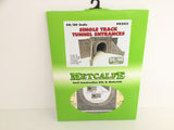 Metcalfe PO243 OO/HO Gauge Tunnel Entrace - Single Track Card Kit