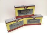 Oxford Rail 76MW7016 OO Gauge 3xBR 7 Plank Wagons Weathered