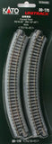 Kato 20-170 N Gauge Unitrack (R216-45) Curved Track 45 Degree 4pcs