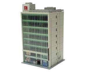 Kato 23-438 N Gauge Diotown 8 Floor Glass Fronted Office Block White