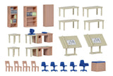 Kibri 38655 HO/OO Gauge Office Furniture Kit