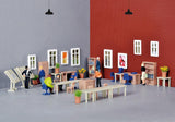 Kibri 38655 HO/OO Gauge Office Furniture Kit