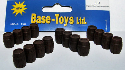 Base Toys L01 OO Gauge 54 Gallon Hogshead Large Barrels