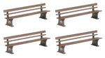 Peco LK-761 O Gauge Station Seats GWR Style
