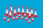 Modelscene 5008 OO Gauge Traffic Cones (Small & Large) Kit