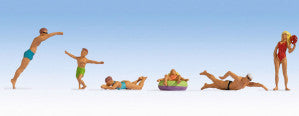 Noch 15849 HO/OO Gauge Bathers/Swimmers Figures Set