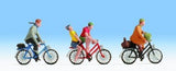 Noch 36898 N Gauge Cyclists