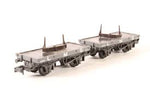 Peco NR-39M N Gauge LMS Bolster Wagon Light Grey