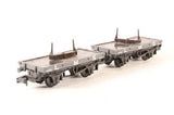 Peco NR-39M N Gauge LMS Bolster Wagon Light Grey