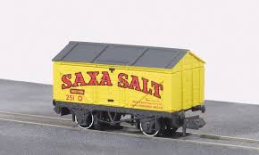 Peco NR-P120 N Gauge Salt Wagon Saxa Yellow