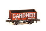Peco NR-P427 N Gauge 7 Plank Wagon Gardner, Norwich