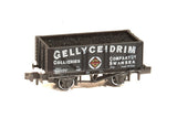 Peco NR-P428 N Gauge 7 Plank Wagon Gellyceidrim Collieries, Swansea