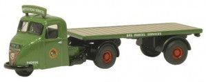 Oxford Diecast 76RAB005 OO Gauge Scammell Scarab Flatbed Trailer BRS Parcels