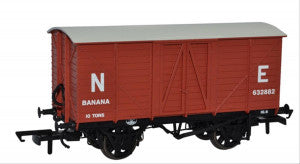 Oxford Rail 76BAN001 OO Gauge Banana Van LNER 632882