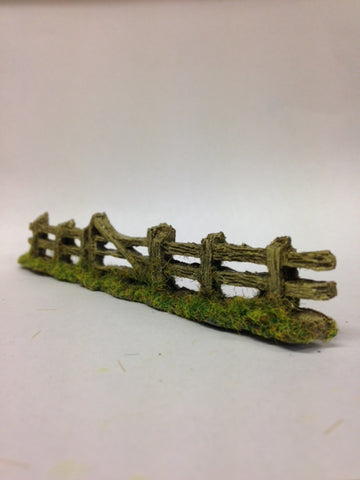 Javis PF5 OO Gauge Old Grey Weathered Fence with Gate