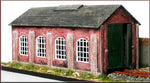Knightwing PM112 OO Gauge Single Road Engine Shed Plastic Kit