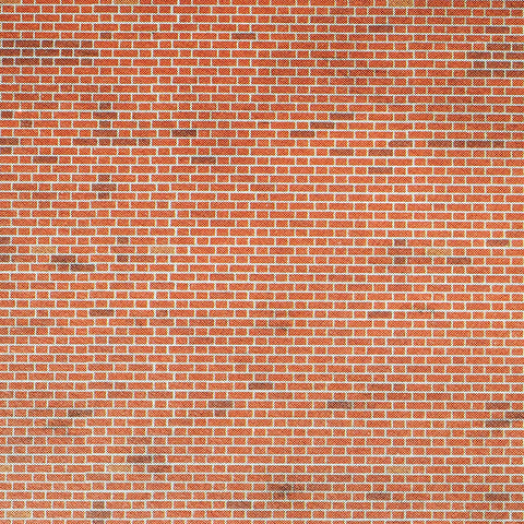 Metcalfe PN900 N Gauge Red Brick Sheets