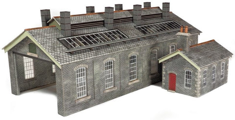 Metcalfe PO337 OO/HO Gauge Settle-Carlisle Engine Shed Card Kit