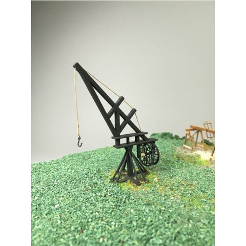 Railway Miniatures RMHO:034 HO/OO Gauge Portable Crane Laser Cut Kit