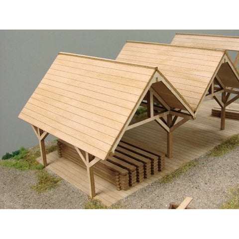 Railway Miniatures RMHO:039 HO/OO Gauge Work Shed Laser Cut Kit