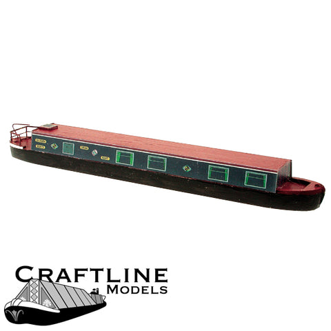 Craftline SIL56 OO/HO Gauge 54ft Canal Holiday Cruiser Narrow Boat Balsa Kit