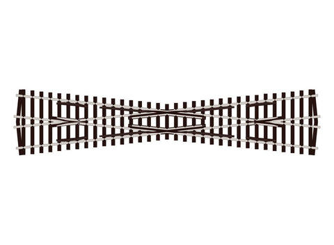 Peco SL-194 OO Gauge Code 75 Insulfrog Long Crossing (12° angle)