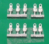 Springside DA5/10 OO Gauge LNER White Head & Tail Lamps (Pack 10)