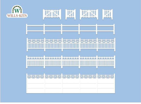 Wills SS43 OO Gauge Concrete Fencing